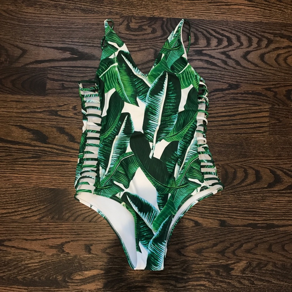 Banana Leaf Swim Suit